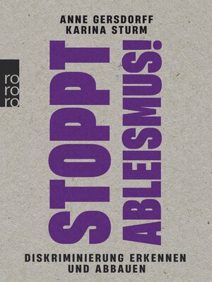 cover image of Stoppt Ableismus!